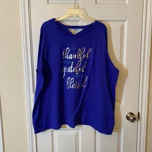 AVE LEISURE Thankful Sweatshirt Purchased from Catherines